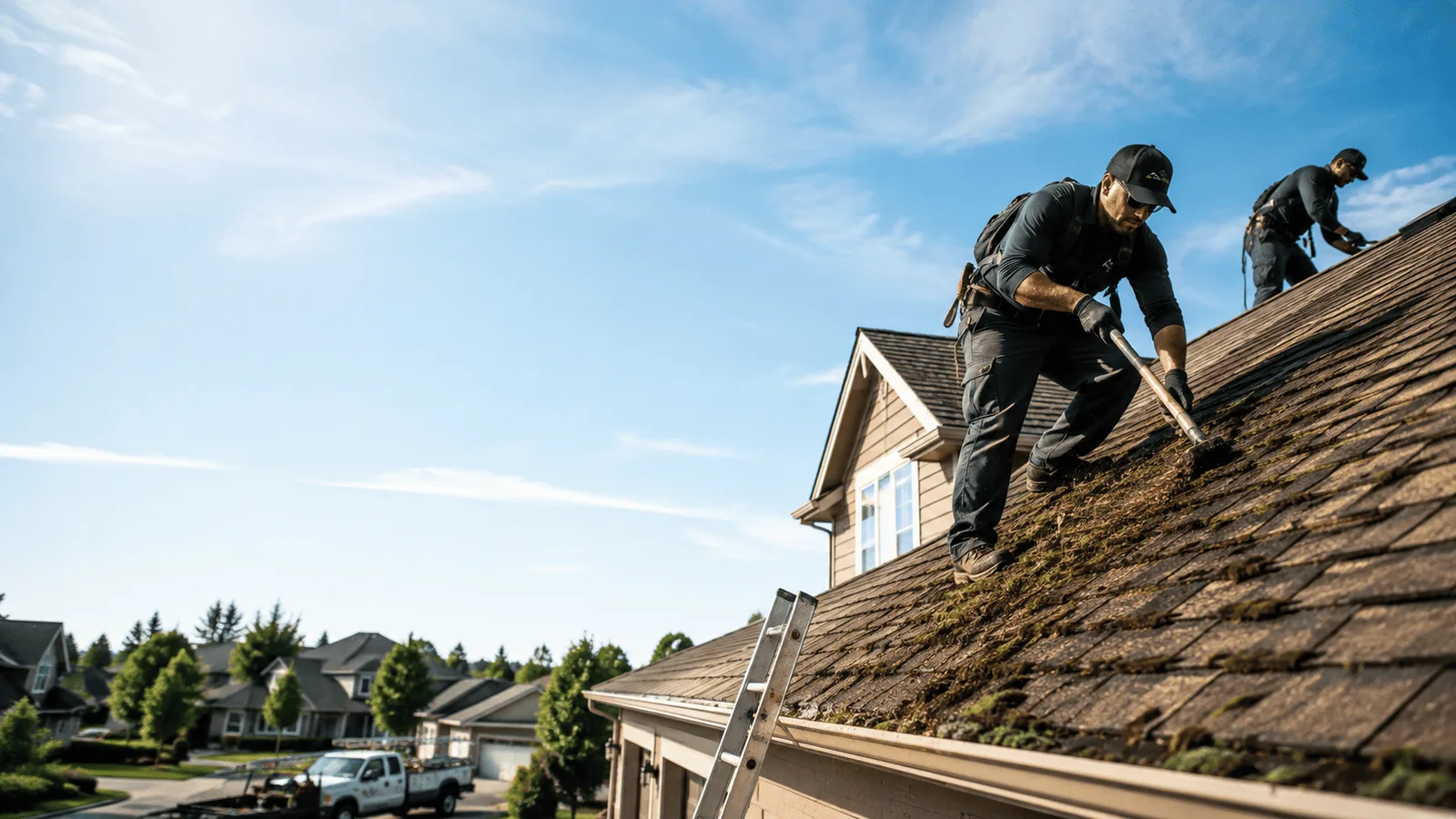 Roof Moss Removal in West Hamlin, WV near me